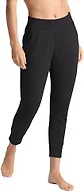 Gaiam Women’s Hudson Jogger, Relaxed Fit, 28” Inseam, Soft Midweight Material, Black (Tap Shoe), Small