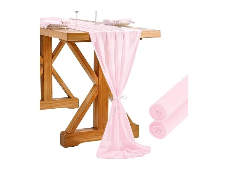 SoarDream Chiffon Table Runner 27x120 Decoration