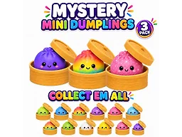Titan Squishy Sensory Relief, Mini Dumpling, 3PK