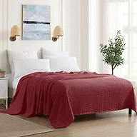 Grand Hotel Waffle Weave Cotton Blanket