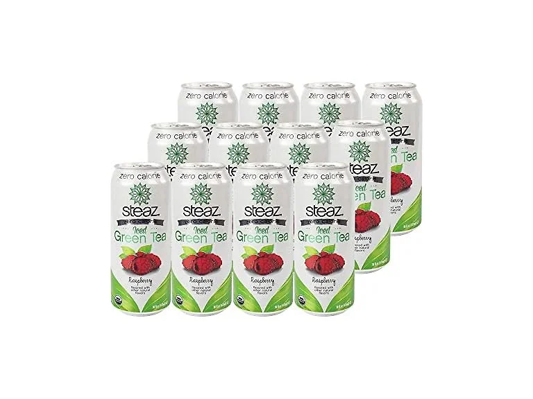 12PK Steaz Zero Calorie Raspberry Tea