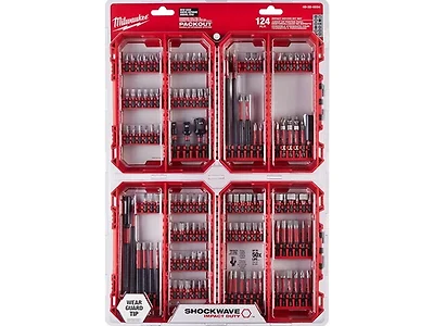 Milwaukee 48-32-4034 Shockwave Driver BIT Set 124PC