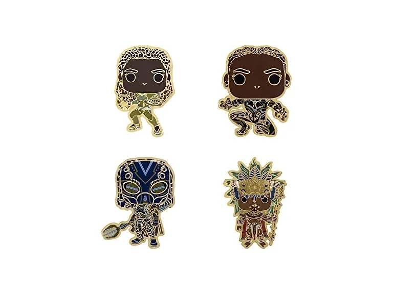 Marvel: Black Pather 4 Pin Set