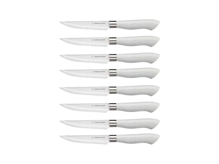 Eco-Friendly 8Pc Micro Serrated Steak Knife Set