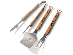 YouTheFan NFL Detroit Lions Classic Series 3 Piece BBQ Set