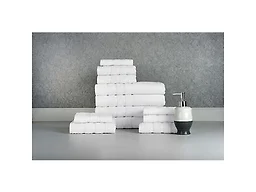 Bibb 12 Piece Egyptian Cotton Towel Set