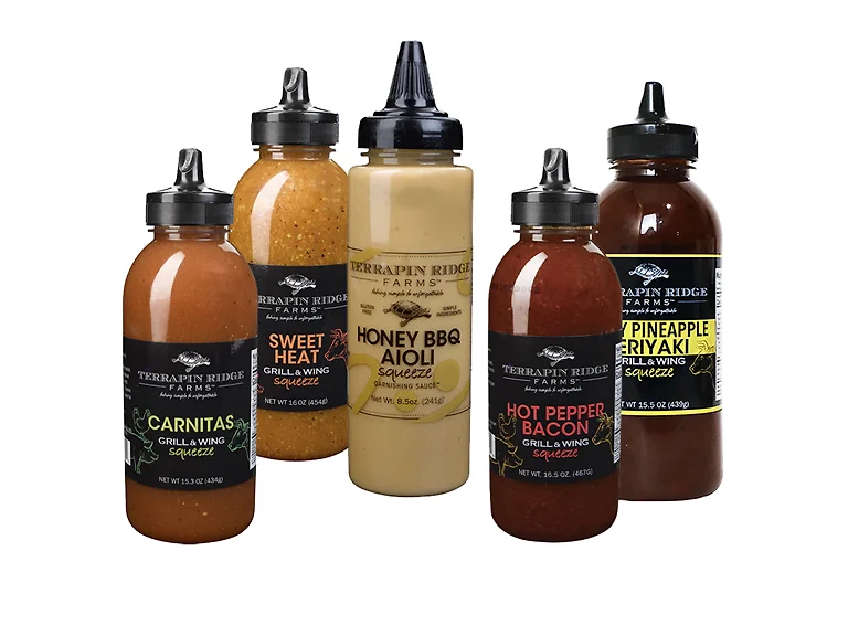 5pk Grilling & Wings Squeeze Sauces
