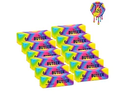 Twilight Squishy Sensory Toys Butter Rainbow, 12PK