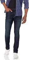 Amazon Essentials Men's Skinny-Fit Stretch Jean - Discontinued Colors, Dark Indigo/Rinsed, 34W x 29L