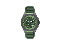 Armani Exchange A|X Men's Sync Chronograph Green Silicone Watch (Model: AX4292)