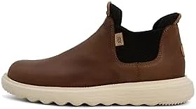 Hey Dude Womens Shoes, Branson Boot Craft Leather, Coffee, 39