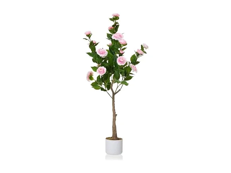 PrecisionAuto Lifelike Artificial Camellia Tree – 4FT