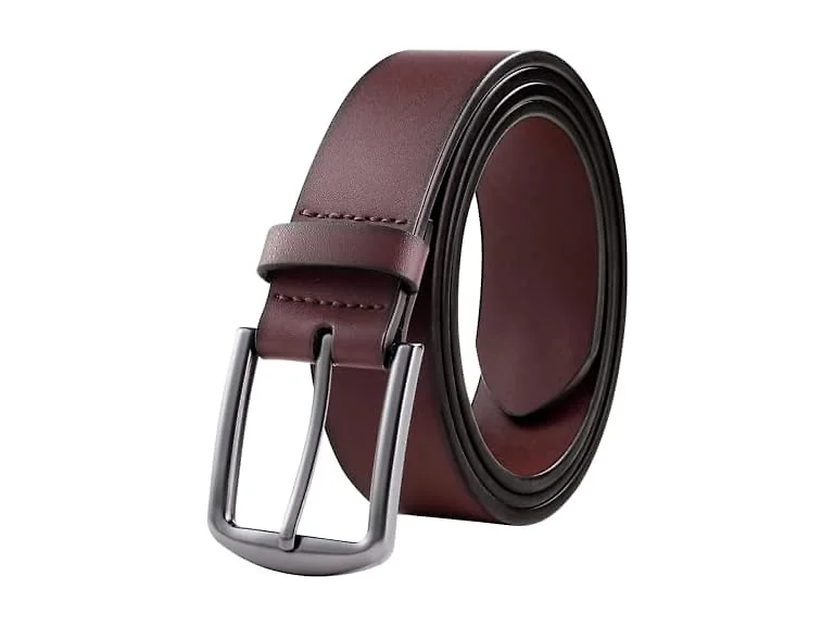 KM Legend Men Leather Dress Work Business Belt