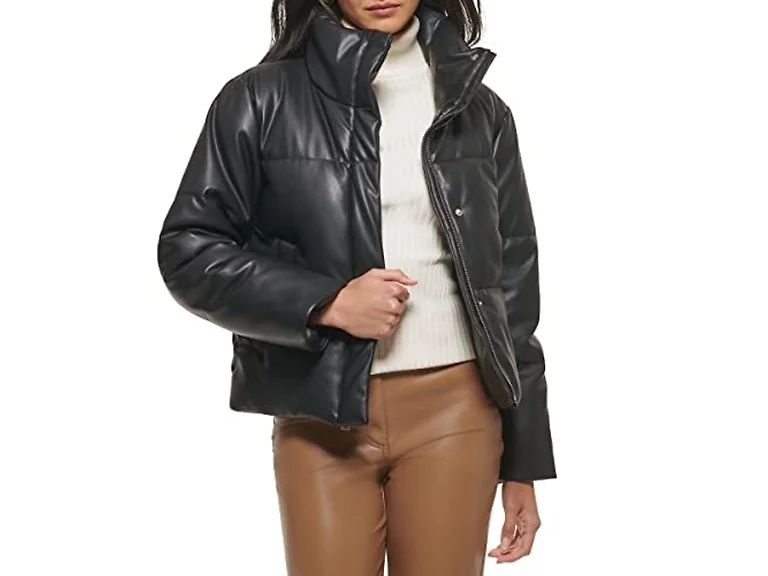 Levi's Women (XS) Vegan Leather Quilted Jacket