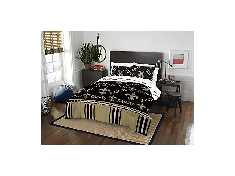 NFL New Orleans Saints Bed Set (Full)
