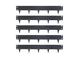 Sunnydaze HBM-6675 Edging 5 Panels Corten Steel Dark Gre