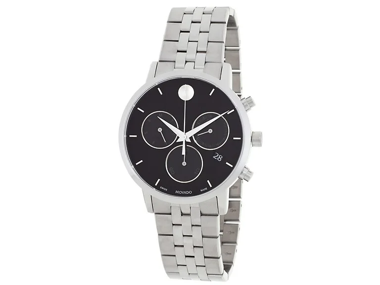 Movado Museum Classic Quartz Black Dial 607777