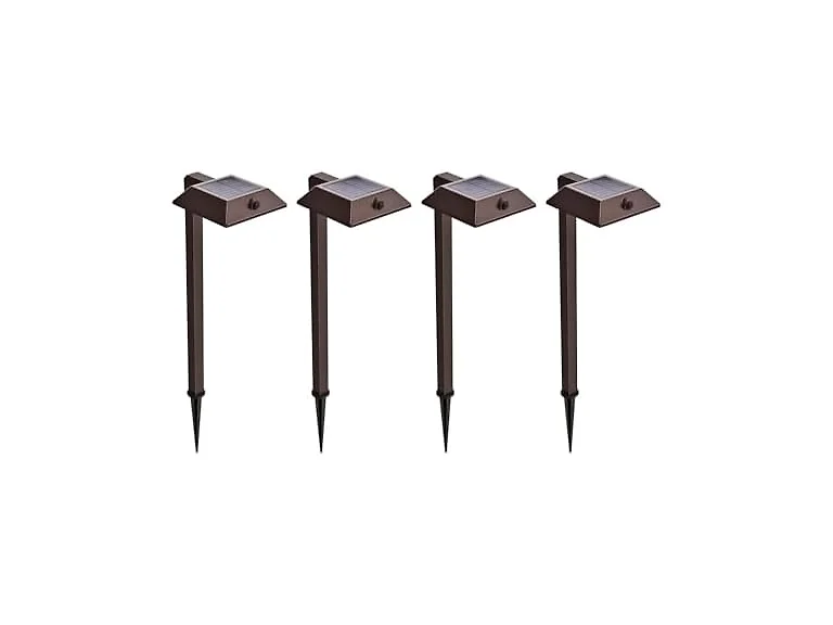 4 Pk Home Zone Security Solar Path Light