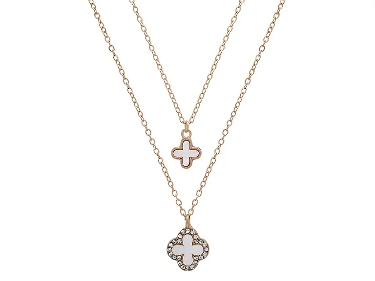 Mini Clover Charm Necklace