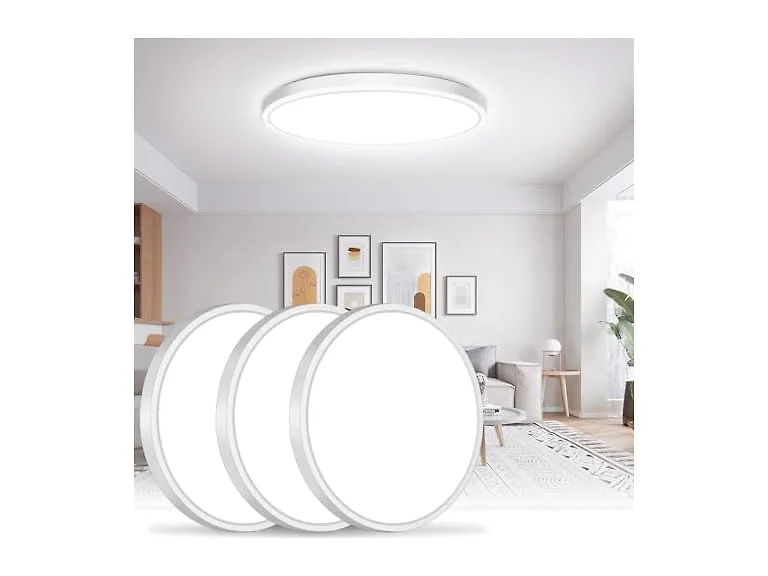 Brightever 3Pk 15" Flush Mount Ceiling Light
