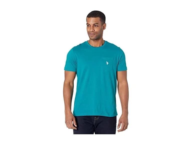 U.s. Polo Assn. Women (L) Solid Crew Neck T-shirt