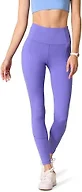 Amazon Essentials Women's High Waisted Active Sculpt Workout Full Length Leggings with Pockets, Purple, 6X