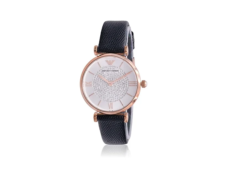 Emporio Armani Leather Ladies Watch 11387