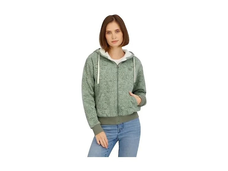Billabong Women Full Zip Oversized Sherpa Jacket