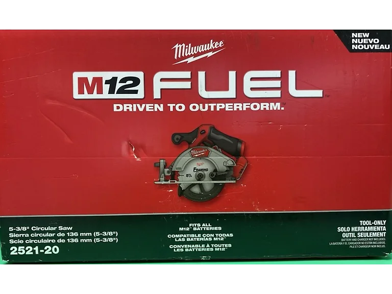 Milwaukee 2521-20 5.37 in. M12 Fuel Circular Saw