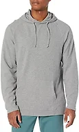 Amazon Essentials Men's Long-Sleeve Slub Thermal Pullover Hoodie, Soft Fabric (Previously GoodThreads), Heather Grey, 3X-Large