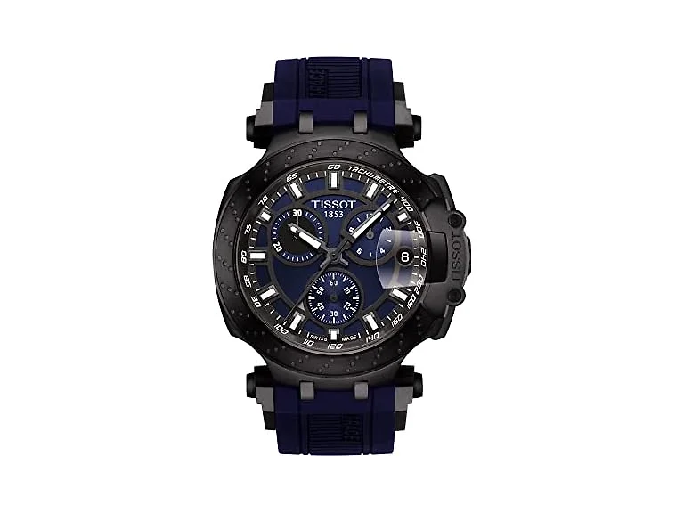 Tissot T-Race Chrono Blue Silicone Mens
