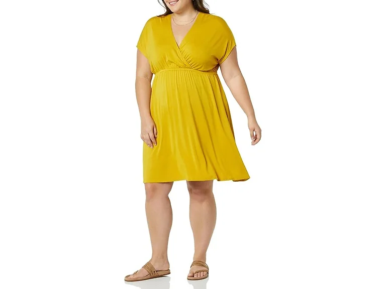 Amazon Essentials Women's Surplice Dress