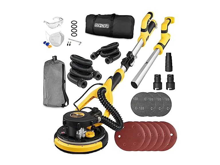 Electric Drywall Sander w/ Vacuum 7-Speed