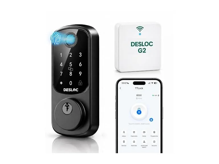 DESLOC WiFi Fingerprint Smart Door Lock