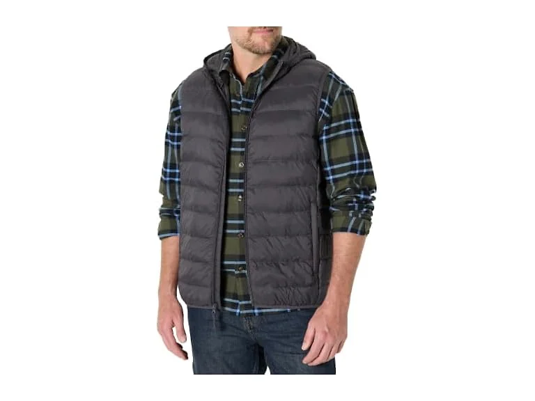 Amazon Essentials Men's Hooded Puffer Vest