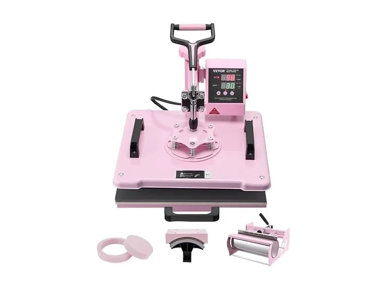 Heat Press Machine 5 in 1 Combo T-Shirt Printing Machine