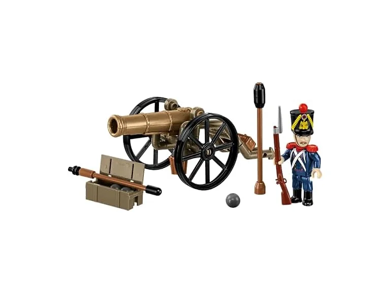COBI Napoleonic Wars French Artilleryman & Cannon Building Set