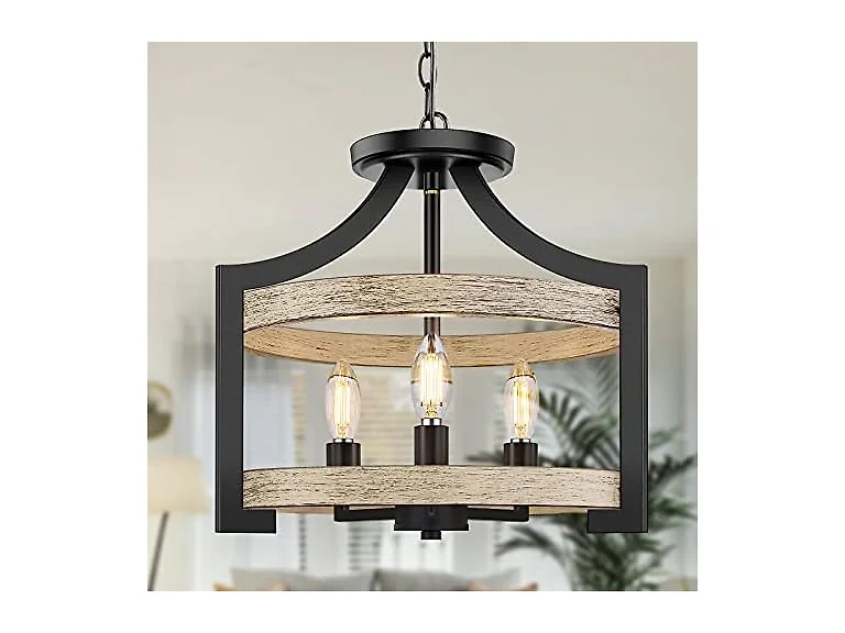 BesLowe Farmhouse Pendant Hanging Light
