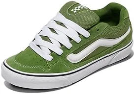 Vans Men's Caldrone Shoe, Suede/Mesh Twist of Lime, 12