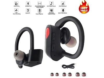 5.0 TWS Wireless Earphones Stereo Sound