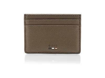 BOSS, Ray Small Logo Card Holder, olive