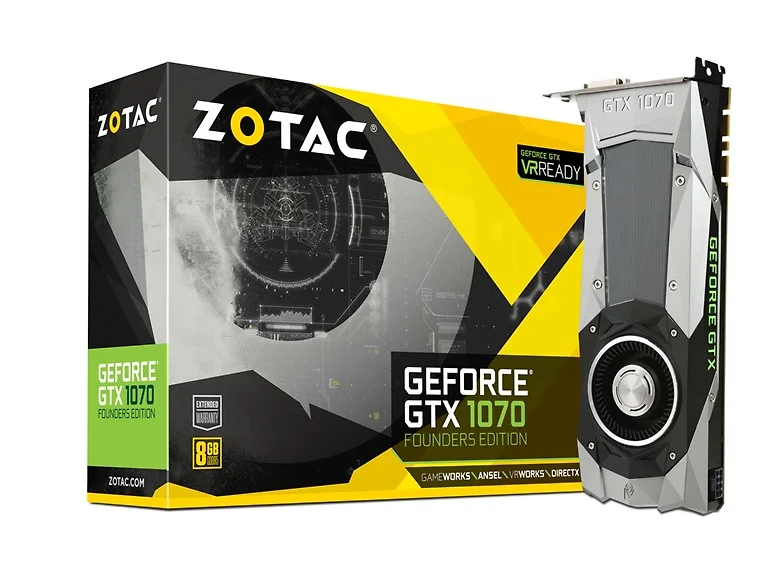 ZOTAC GeForce GTX 1070 Founders Edition
