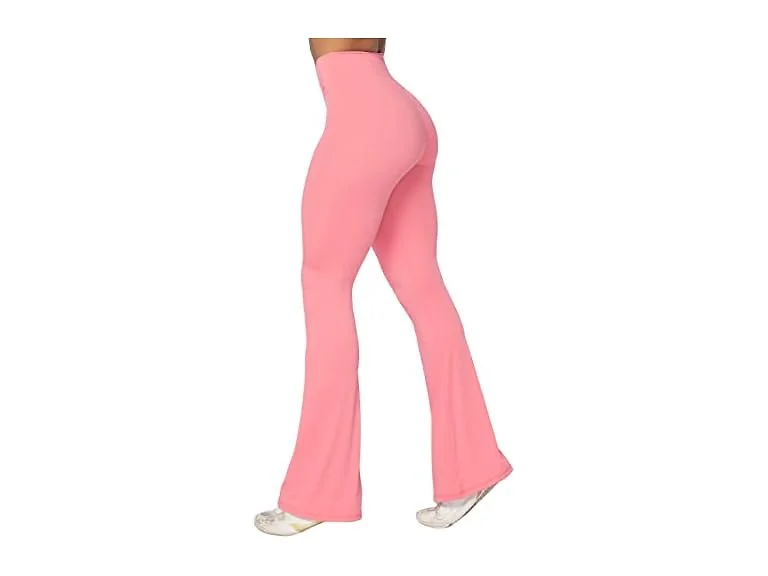 Sunzel Flare Leggings 30in XS Bubble Pink