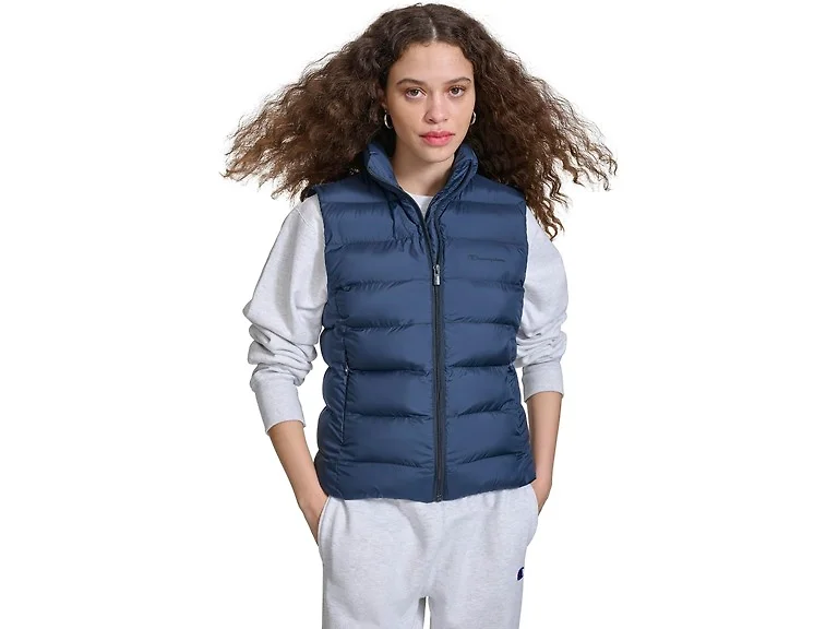 Champion Women (XS) Quilted Packable Vest Navy