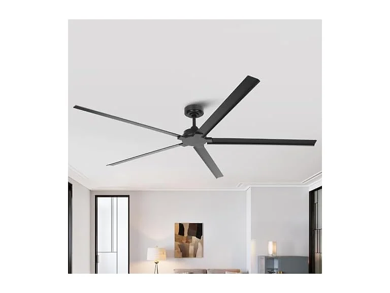 Parrot Uncle 72 Inch Large Ceiling Fan, Black