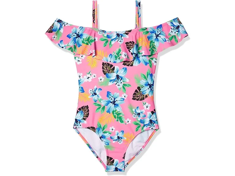 Kanu Surf Girls' Shoulder One Piece Swimsuit (14)