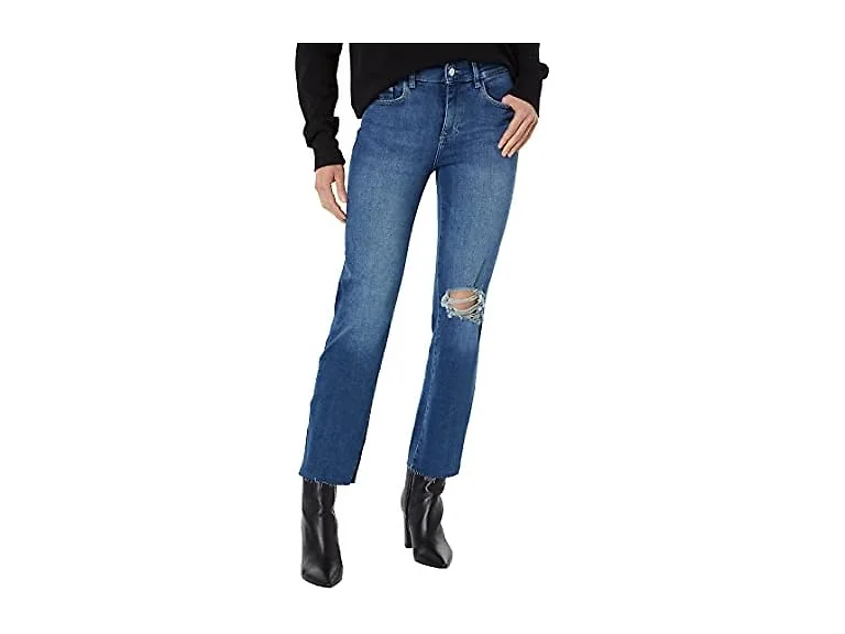 Dl1961 Women Mara Raw Hem Straight Leg Jeans