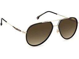 Carrera 0CA295/S 2M2 58 58-16-150 Carrera Unisex 295/S Sunglasses Black/Gold Black/Gold/Brown Gradient