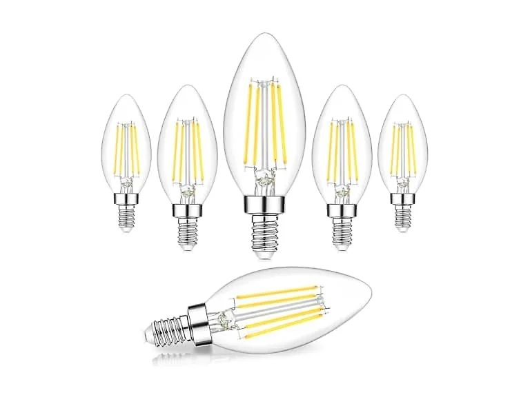 BesLowe B0DHGHL19H 6-Pack E12 LED Bulbs, 5000K