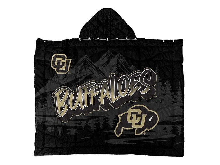 NCAA Hooded Cozy Cape Blanket (54 x 72)